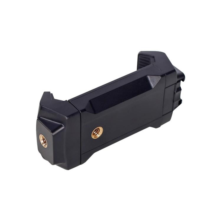 Live Broadcast Tripod Mount Phone Clamp with 1/4 inch Screw Holes & Cold Shoe Base by buy2fix