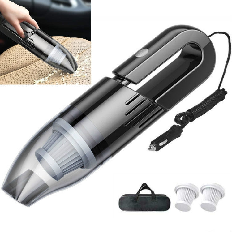 120W Car Vacuum Cleaner Car Small Mini Internal Vacuum Cleaner, Specification:Wired, Style:With 2 PCS Filter Element+Storage Bag - Vacuum Cleaner by buy2fix | Online Shopping UK | buy2fix