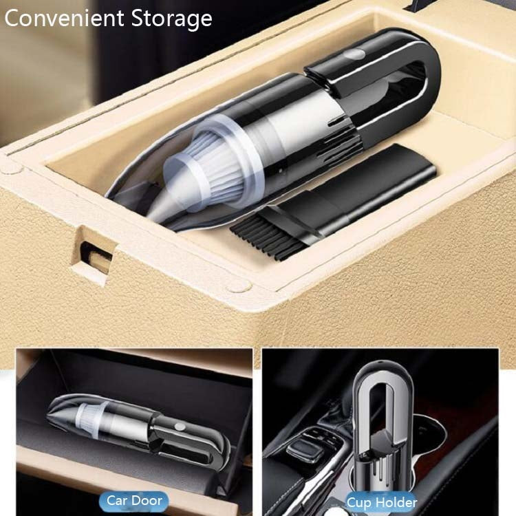 120W Car Vacuum Cleaner Car Small Mini Internal Vacuum Cleaner, Specification:Wired, Style:With 2 PCS Filter Element+Storage Bag - Vacuum Cleaner by buy2fix | Online Shopping UK | buy2fix