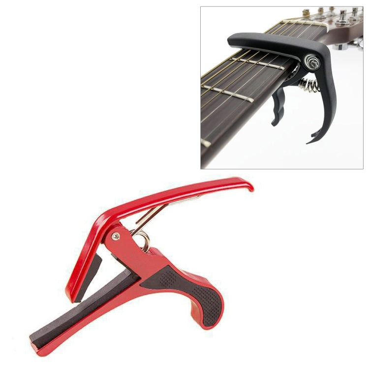 Plastic Guitar Capo for 6 String Acoustic Classic Electric Guitarra Tuning Clamp Musical Instrument Accessories(Red) - String Instrument Accessories by buy2fix | Online Shopping UK | buy2fix