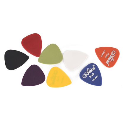 Alice 50 PCS ABS Electric Guitar Picks, Random Color Delivery, Surface:Mirror, Size:0.58mm - String Instrument Accessories by Alice | Online Shopping UK | buy2fix