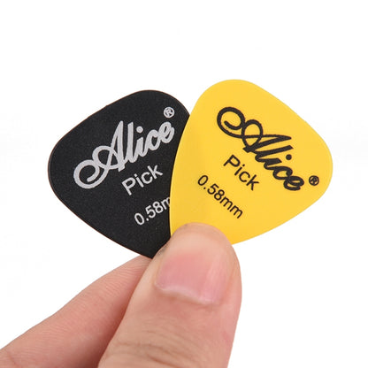 Alice 50 PCS ABS Electric Guitar Picks, Random Color Delivery, Surface:Frosted, Size:0.96mm - String Instrument Accessories by Alice | Online Shopping UK | buy2fix