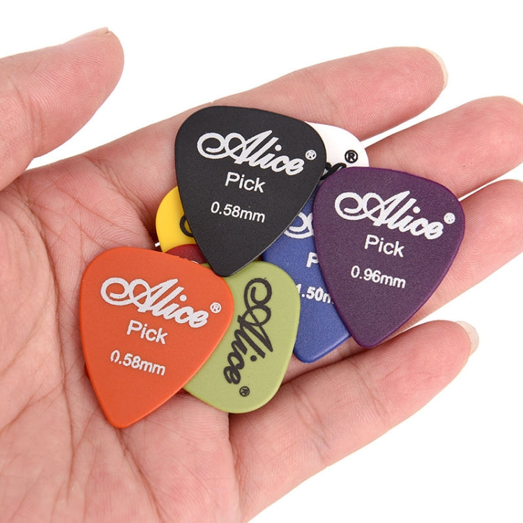 Alice 50 PCS ABS Electric Guitar Picks, Random Color Delivery, Surface:Frosted, Size:0.96mm - String Instrument Accessories by Alice | Online Shopping UK | buy2fix