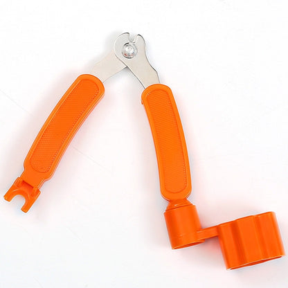 Guitar String Changing Tool Set String Trimmer Winding String Winding Three-in-one Clamp Guitar Accessories(Yellow Wihout Paper Jam) - String Instrument Accessories by buy2fix | Online Shopping UK | buy2fix