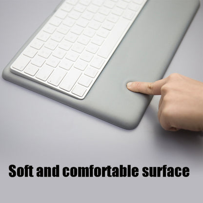 Wireless Keyboard Support Memory Foam Silicone Wrist Pad Base for Apple Magic Keyboard 2, Size:S(Grey) - Other Accessories by buy2fix | Online Shopping UK | buy2fix