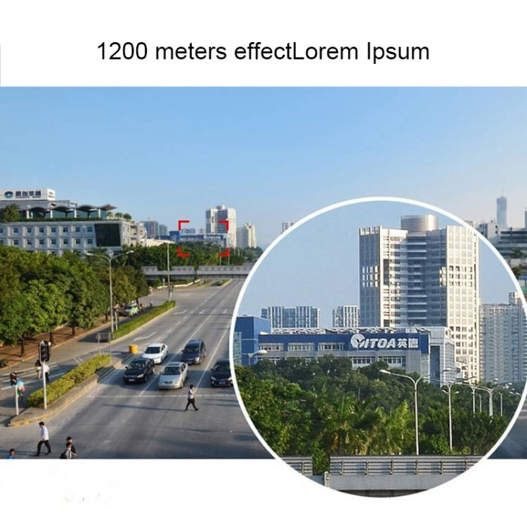 12X Telephoto Telescope Camera Zoom Mobile Phone External Lens(Black) - Telescope & Microscope by buy2fix | Online Shopping UK | buy2fix