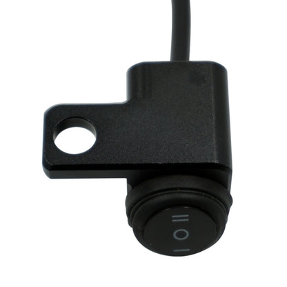 RAYANA Motorcycle Off-Road Vehicle Modification Parts Aluminum Alloy Mirror Seat Switch Headlight Spotlight Double Flash Steering Switch(Waterproof One in Two Out (Hole on the Left))(Waterproof One in Two Out (Hole on the Left)) - Others by buy2fix | Online Shopping UK | buy2fix