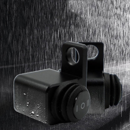 RAYANA Motorcycle Off-Road Vehicle Modification Parts Aluminum Alloy Mirror Seat Switch Headlight Spotlight Double Flash Steering Switch(Waterproof One in Two Out (Hole on the Left))(Waterproof One in Two Out (Hole on the Left)) - Others by buy2fix | Online Shopping UK | buy2fix