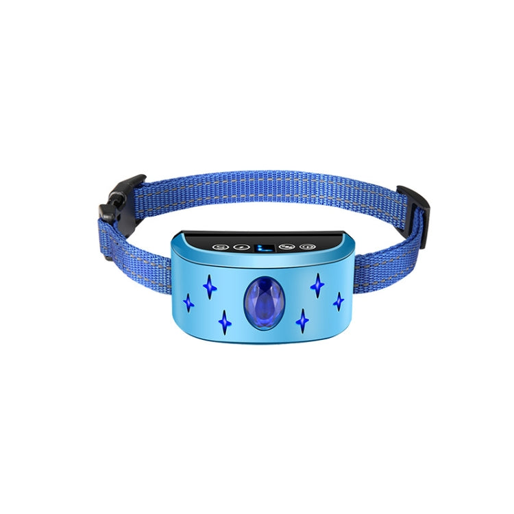 166A Gem Pattern USB Rechargeable Remote Control Electronic Strike Collar Waterproof Dog Training Bark Arrester - Training Aids by buy2fix | Online Shopping UK | buy2fix