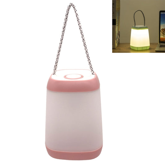 Portable Night Light Bedroom Baby Nursing Eye Protection Bedside Lamp, Style:USB Charging(Pink) by buy2fix