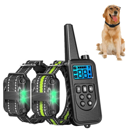 Bark Stopper Pet Supplies Collar Remote Control Collar Dog Training Device, Style:880-2 - Training Aids by buy2fix | Online Shopping UK | buy2fix