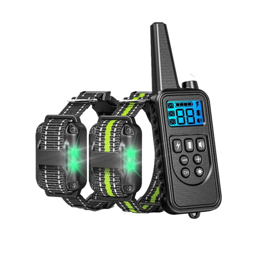 Bark Stopper Pet Supplies Collar Remote Control Collar Dog Training Device, Style:880-2 by buy2fix