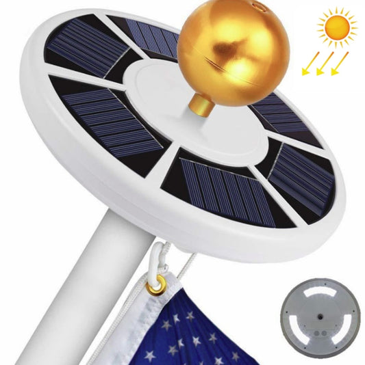 Solar Flagpole Light LED Outdoor Courtyard Camping Tent Light - Solar Lights by buy2fix | Online Shopping UK | buy2fix