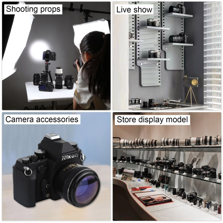 Non-Working Fake Dummy DSLR Camera Model DF Model Room Props Ornaments Display Photo Studio Camera Model Props, Color:Black(Without Hood) - Camera Model by buy2fix | Online Shopping UK | buy2fix