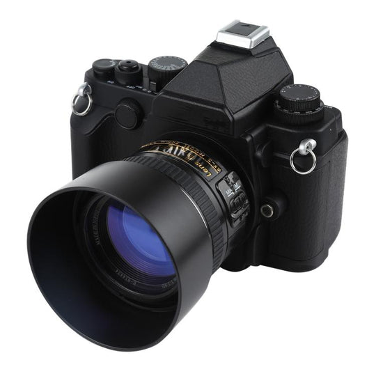 Non-Working Fake Dummy DSLR Camera Model DF Model Room Props Ornaments Display Photo Studio Camera Model Props, Color:Black(With Hood)