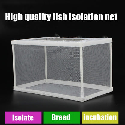 Large Aquarium Incubator Small Fish Isolation Box Net Tropical Fish Breeding Box - Reptile Supplies by buy2fix | Online Shopping UK | buy2fix