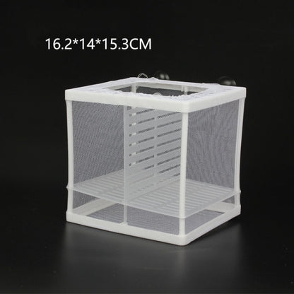 Small Size With Clapboard Incubator Small Fish Isolation Box Net Tropical Fish Breeding Box - Fish Tanks & Accessories by buy2fix | Online Shopping UK | buy2fix