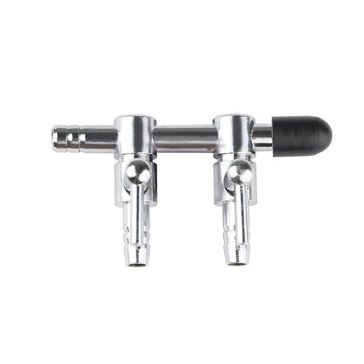 Fish Tank Oxygen Pipe Stainless Steel Distributor Oxygen Regulating Valve, Specification: Two Heads - Air Pumps by buy2fix | Online Shopping UK | buy2fix