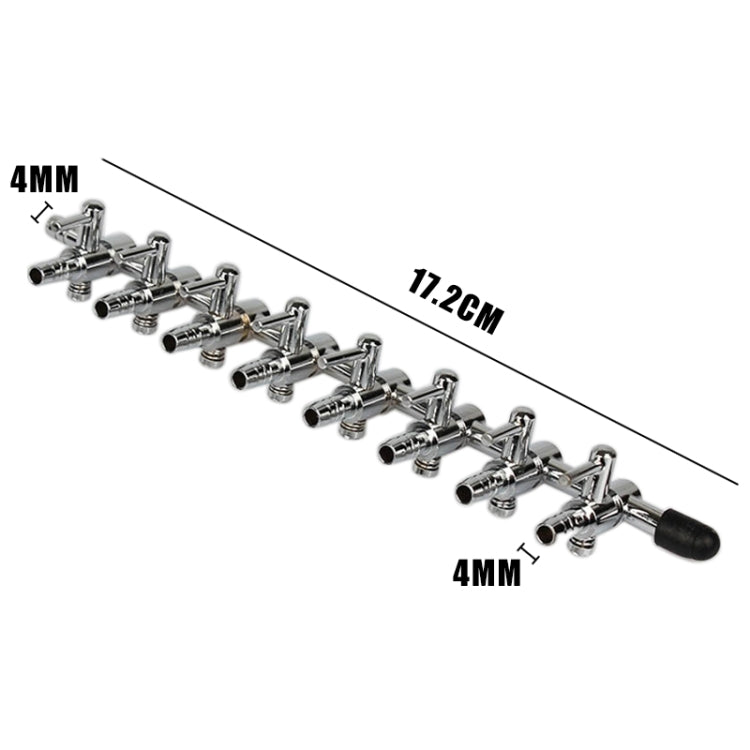 Fish Tank Oxygen Pipe Stainless Steel Distributor Oxygen Regulating Valve, Specification: Eight Heads - Air Pumps by buy2fix | Online Shopping UK | buy2fix