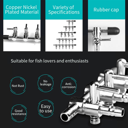 Fish Tank Oxygen Pipe Stainless Steel Distributor Oxygen Regulating Valve, Specification: Eight Heads - Air Pumps by buy2fix | Online Shopping UK | buy2fix
