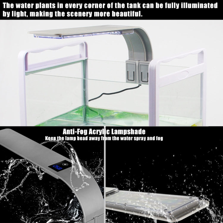 AST X9 Thin LED Fish Tank Clip Light High Power Aquatic Lamp, Specification: US High Version - Fish Tank Lamps by buy2fix | Online Shopping UK | buy2fix