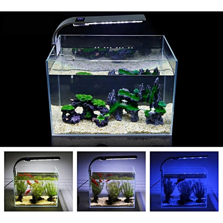 AST X9 Thin LED Fish Tank Clip Light High Power Aquatic Lamp, Specification: EU High Version - Fish Tank Lamps by buy2fix | Online Shopping UK | buy2fix