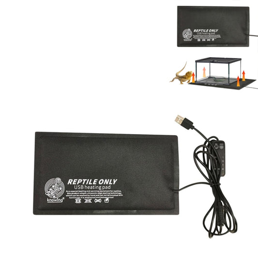 Knowing Climbing Pet Thermostat Time Switch Thermostatic Waterproof USB Heating Pad, Specification: Three-speed Temperature Control, Size:S - Reptile Supplies by buy2fix | Online Shopping UK | buy2fix