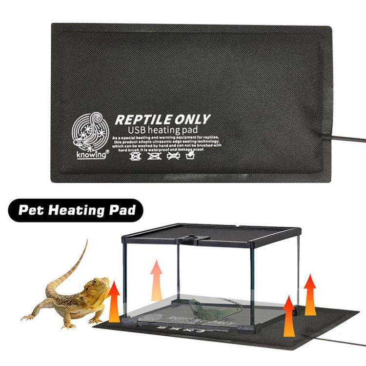 Knowing Climbing Pet Thermostat Time Switch Thermostatic Waterproof USB Heating Pad, Specification: Three-speed Temperature Control, Size:S - Reptile Supplies by buy2fix | Online Shopping UK | buy2fix