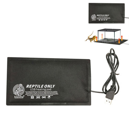 Knowing Climbing Pet Thermostat Time Switch Thermostatic Waterproof USB Heating Pad, Specification: Without Switch, Size:L