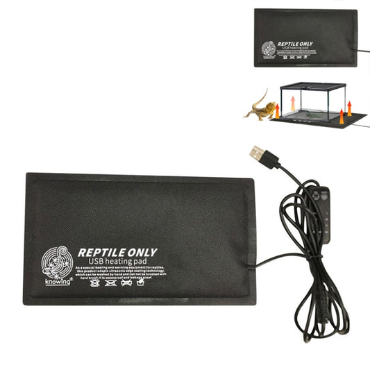 Knowing Climbing Pet Thermostat Time Switch Thermostatic Waterproof USB Heating Pad, Specification: Three-speed Temperature Control, Size:L - Reptile Supplies by buy2fix | Online Shopping UK | buy2fix