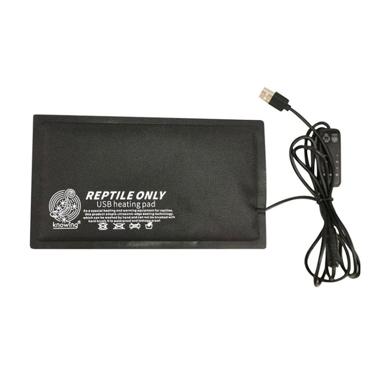 Knowing Climbing Pet Thermostat Time Switch Thermostatic Waterproof USB Heating Pad, Specification: Three-speed Temperature Control, Size:L - Reptile Supplies by buy2fix | Online Shopping UK | buy2fix