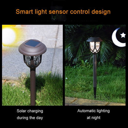 Solar Outdoor Garden Lawn Light Street Light Garden LED Decorative Landscape Light Villa Ground Plug Light(Colorful Light) - Solar Lights by buy2fix | Online Shopping UK | buy2fix