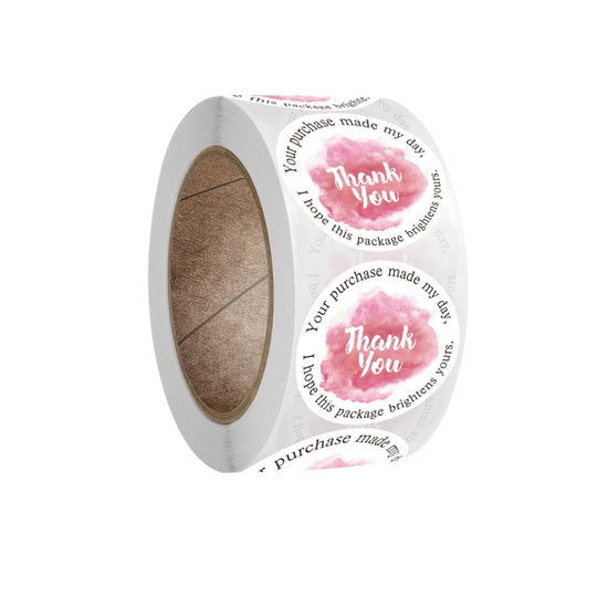 Handicraft Decoration Envelope Seal Sticker Thank You Label, Size: 2.5 cm / 1 inch(A-149)