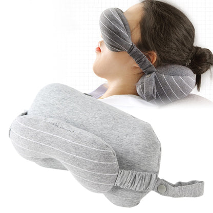 Business Travel Portable Pillow Eye Protection(Light Grey) - Cushions & Pillows by buy2fix | Online Shopping UK | buy2fix