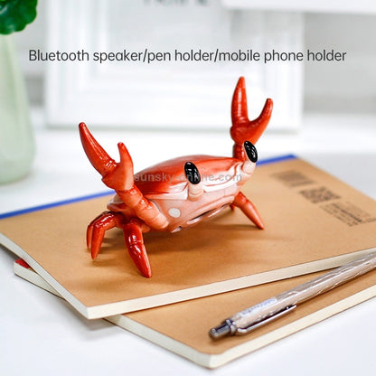 JCZN-010 Weightlifting Crab Mobile Phone Stand Desktop Bluetooth Speaker Pen Holder Eye Stand Lazy Mobile Phone Stand(Red) - Desktop Holder by buy2fix | Online Shopping UK | buy2fix
