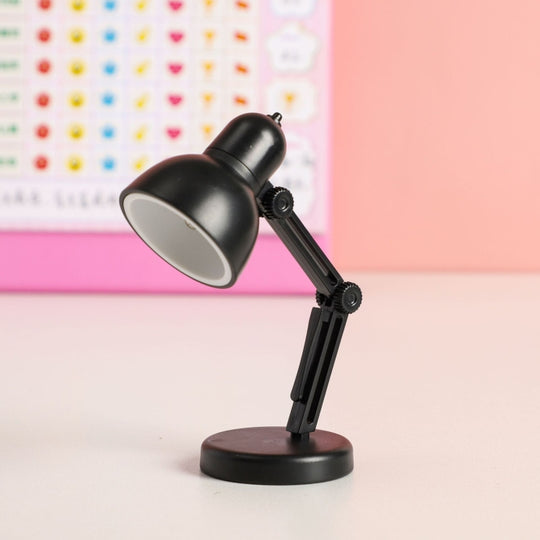 3 PCS Mini LED Desk Lamp Folding Portable Night Light Magnetic Eye Protection Desk Lamp(LD02-Black)