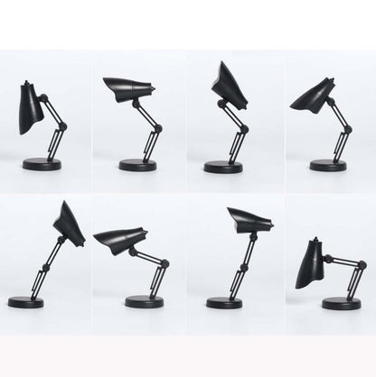 3 PCS Mini LED Desk Lamp Folding Portable Night Light Magnetic Eye Protection Desk Lamp(LD02-Black) - Desk Lamps by buy2fix | Online Shopping UK | buy2fix