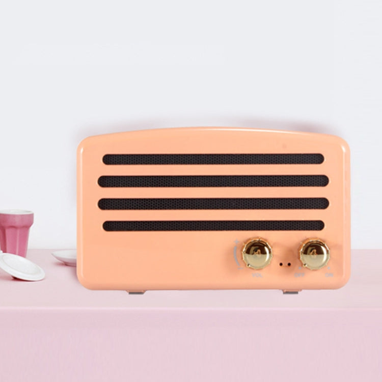 T5 Retro Gramophone Bluetooth Speaker Portable Wireless Outdoor Mini Speaker(Pink) - Mini Speaker by buy2fix | Online Shopping UK | buy2fix