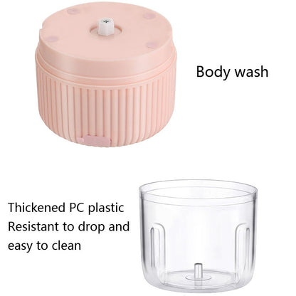 Household Vegetable Cutting Electric USB Garlic Masher Baby Mini Cooking Machine Baby Food Supplement Machine, Style:100ml + 250ml(Pink) - Stirrer & Squeezer by buy2fix | Online Shopping UK | buy2fix