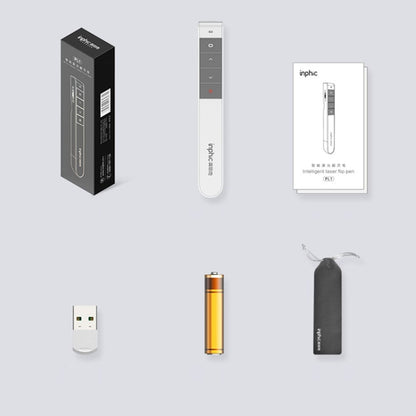 Inphic PL1 Wireless Pointer Laser Remote Control Pen Office PPT Flip Pen Multimedia Projection Red Laser Pen, Colour: Battery Black -  by Inphic | Online Shopping UK | buy2fix