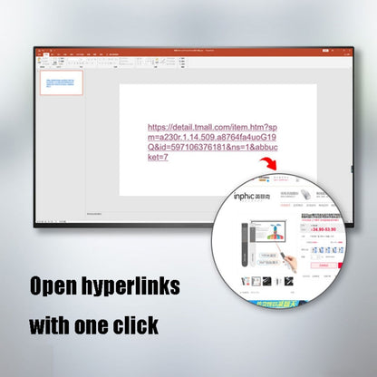 Inphic PL1 Wireless Pointer Laser Remote Control Pen Office PPT Flip Pen Multimedia Projection Red Laser Pen, Colour: Battery Black -  by Inphic | Online Shopping UK | buy2fix