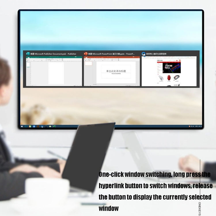 Inphic PL1 Wireless Pointer Laser Remote Control Pen Office PPT Flip Pen Multimedia Projection Red Laser Pen, Colour: Battery Black -  by Inphic | Online Shopping UK | buy2fix