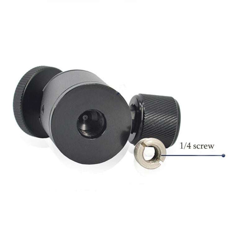 BH-907 Mini Desktop Aluminum Alloy Tripod Mini Ball Head 360 Degree Pan 90 Degree Tilt Tripod by buy2fix