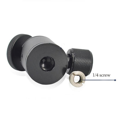 BH-907 Mini Desktop Aluminum Alloy Tripod Mini Ball Head 360 Degree Pan 90 Degree Tilt Tripod by buy2fix