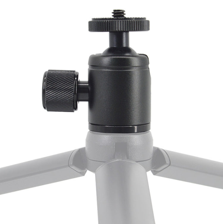 BH-907 Mini Desktop Aluminum Alloy Tripod Mini Ball Head 360 Degree Pan 90 Degree Tilt Tripod by buy2fix