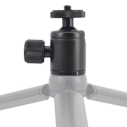 BH-907 Mini Desktop Aluminum Alloy Tripod Mini Ball Head 360 Degree Pan 90 Degree Tilt Tripod by buy2fix