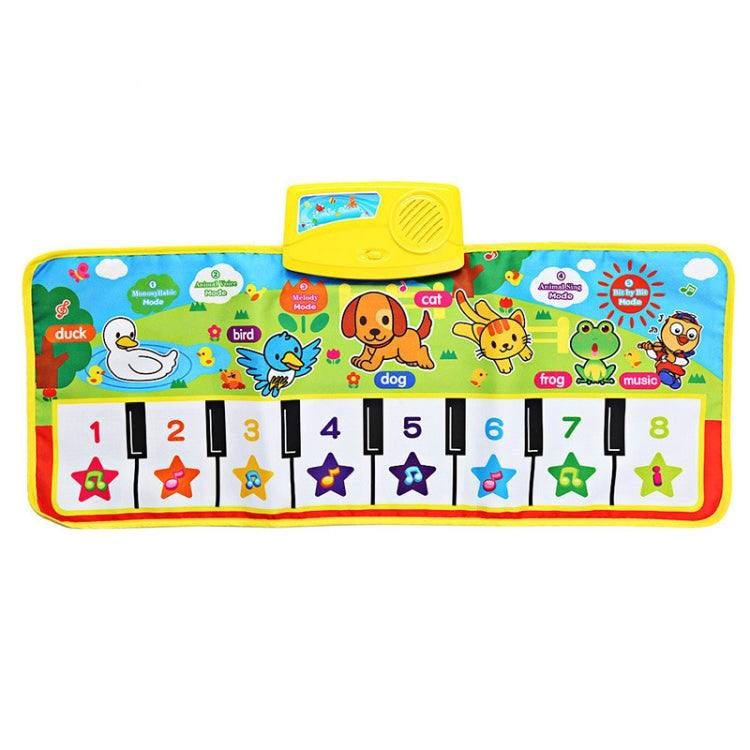 Piano Musical Touch Carpet Children Early Education Music Keyboard Playmat - Music Toys by buy2fix | Online Shopping UK | buy2fix