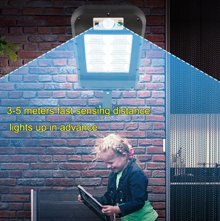 Solar Wall Light Outdoor Waterproof Human Body Induction Garden Lighting Household Street Light  6 x 20LED - Solar Lights by buy2fix | Online Shopping UK | buy2fix