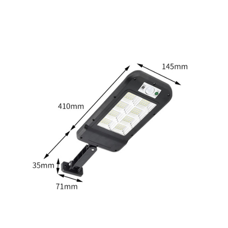 Solar Wall Light Outdoor Waterproof Human Body Induction Garden Lighting Household Street Light 8 x 20COB With Remote Control - Solar Lights by buy2fix | Online Shopping UK | buy2fix