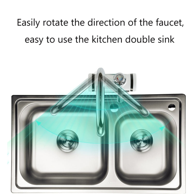 Kitchen Instant Electric Hot Water Faucet Hot & Cold Water Heater CN Plug Specification: Digital Display Lower Water Inlet - Faucets & Accessories by buy2fix | Online Shopping UK | buy2fix